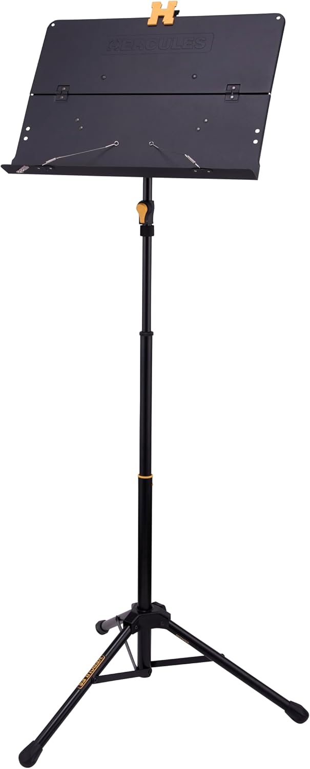 Hercules BS408B PLUS Orchestra Stand, Solid Desk