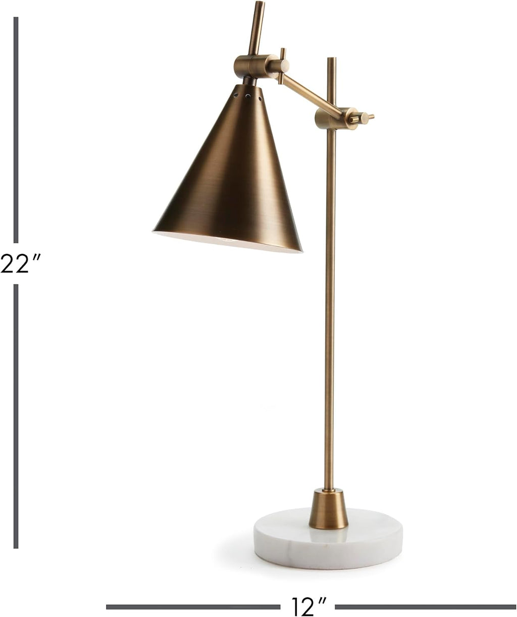 Napa Home & Garden Arnoldi Desk Lamp White Marble