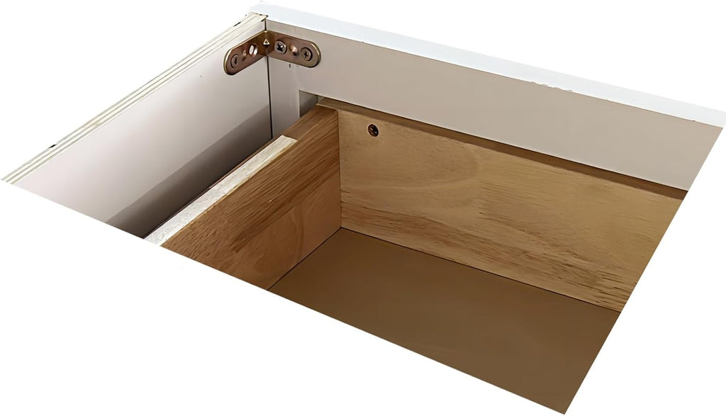 Kitchen Base Cabinet, Sideboard, White Shaker, Paint, Soft Close System, 1 Door and 1 Drawer, Unassembled, Modern