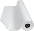 Colorations Dual Surface Paper Roll Classroom Supplies for Arts and Crafts White (36' x 1000') (Item # DSWH)