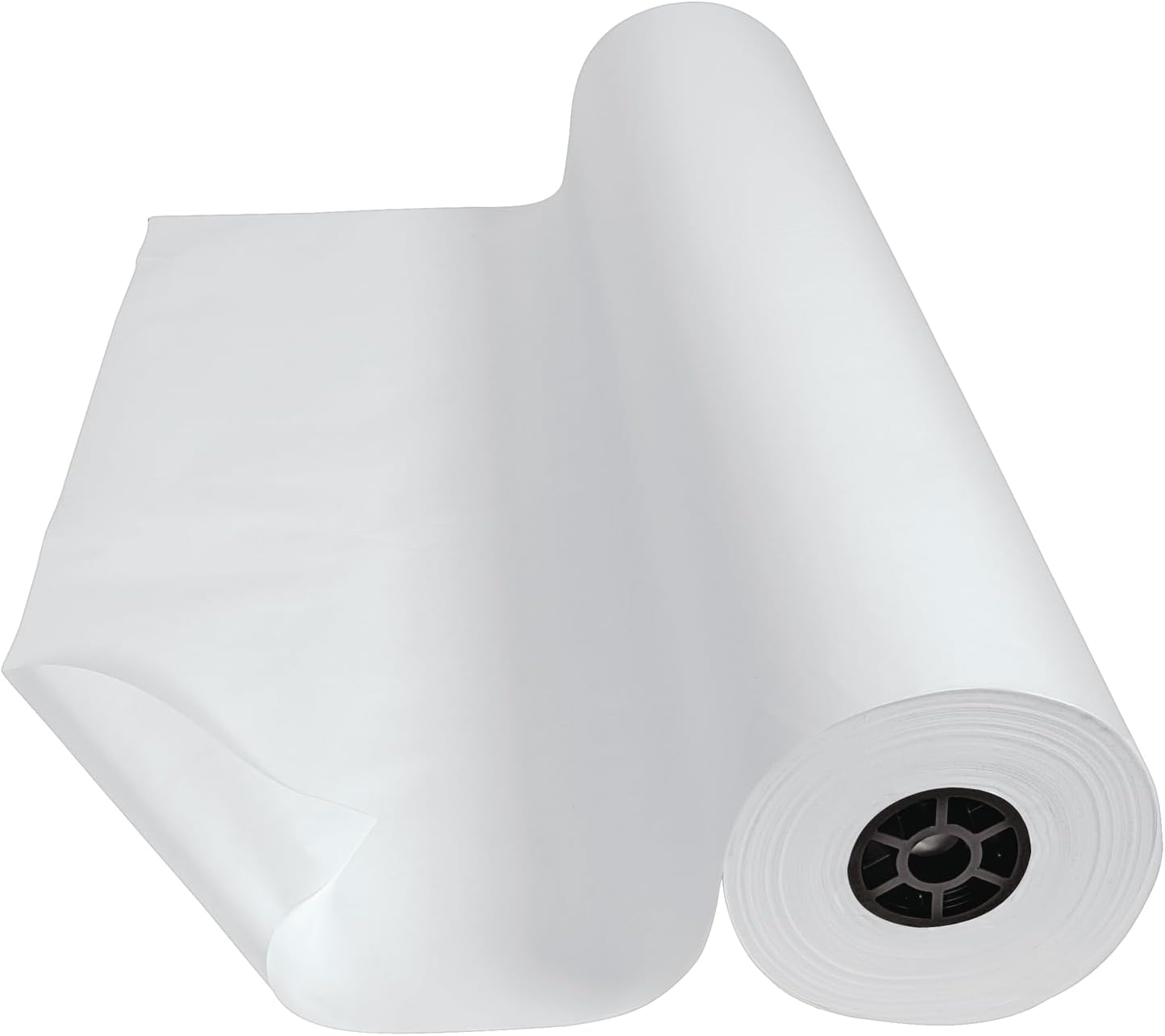 Colorations Dual Surface Paper Roll Classroom Supplies for Arts and Crafts White (36' x 1000') (Item # DSWH)