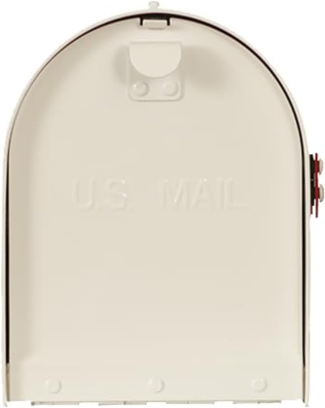 Special Lite Titan Steel Curbside Mailbox - White Steel Mailbox for Post Mount - SCH-1016-S-WH