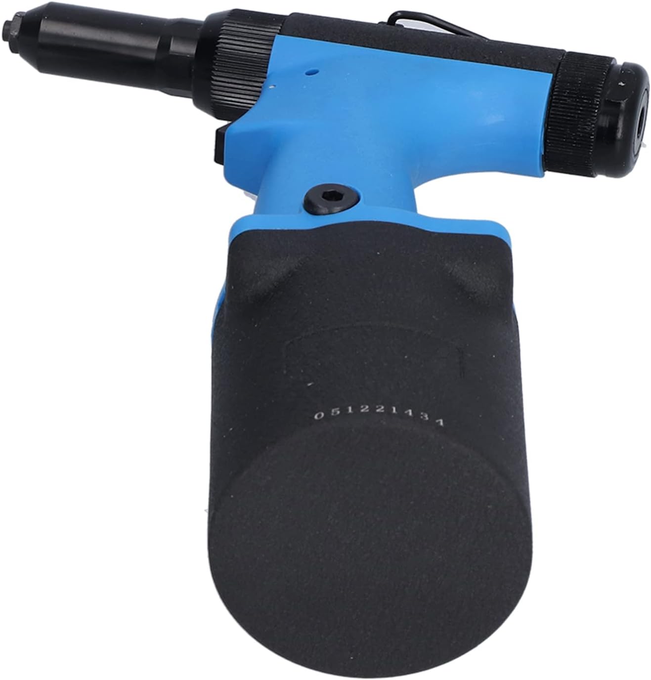 Pneumatic Rivet Gun, Air Riveter with 18.0KN Pulling Force, 2.4‑4.8mm Capacity Hydraulic Air Riveting Tool for Industrial Use, Easy Oil Fill and Universal Joint Design