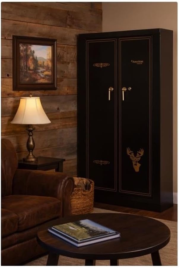 American Furniture Classics 16 Gun Metal Cabinet