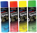 Keson SP20BK UltraMark Fluorescent Spray Paint, Black, 20 oz.