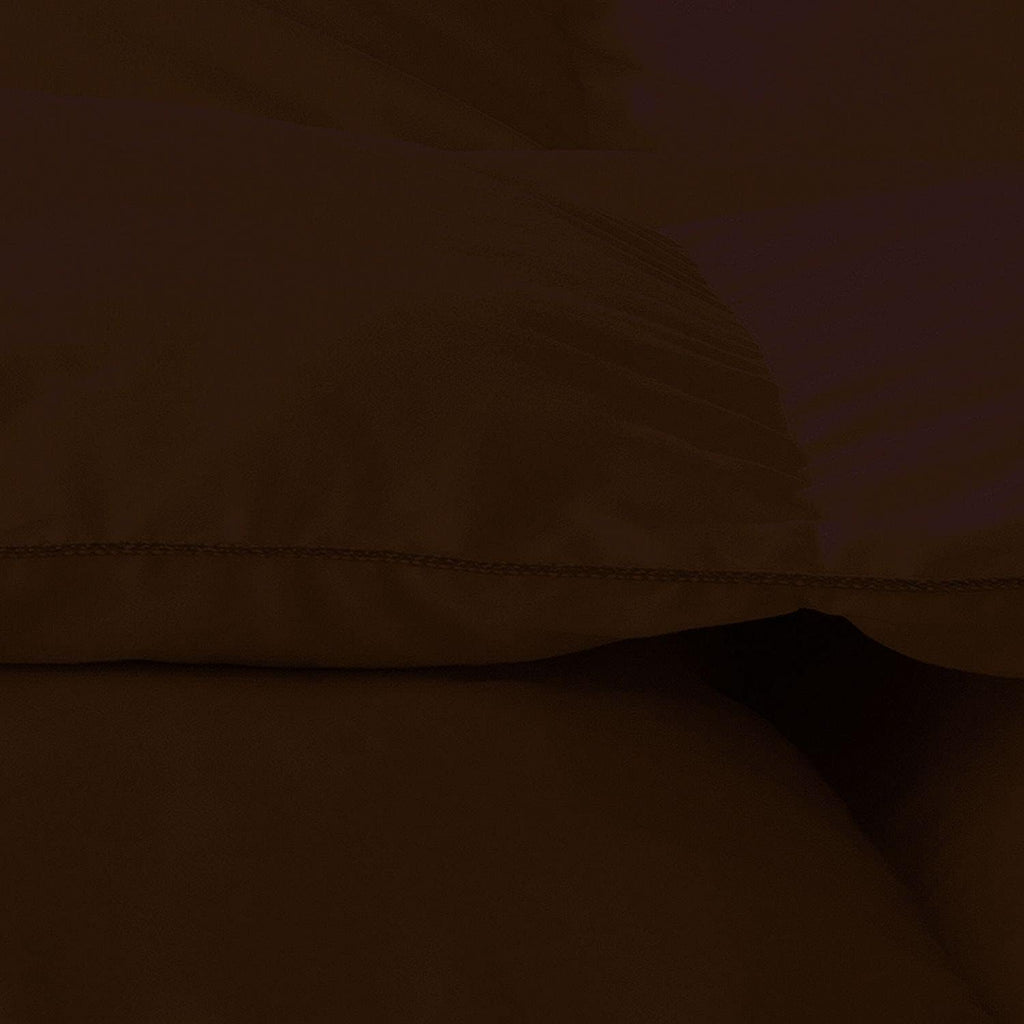 7 Piece Bed-in-A-Bag Comforter & Sheet Set 8-10' Deep Pocket, 100% Egyptian Cotton Queen Size, Chocolate, Sets Include - 1Comforter, 1Flat Sheet,1Fitted Sheet, 2Pillowcase & 2Pillowsham