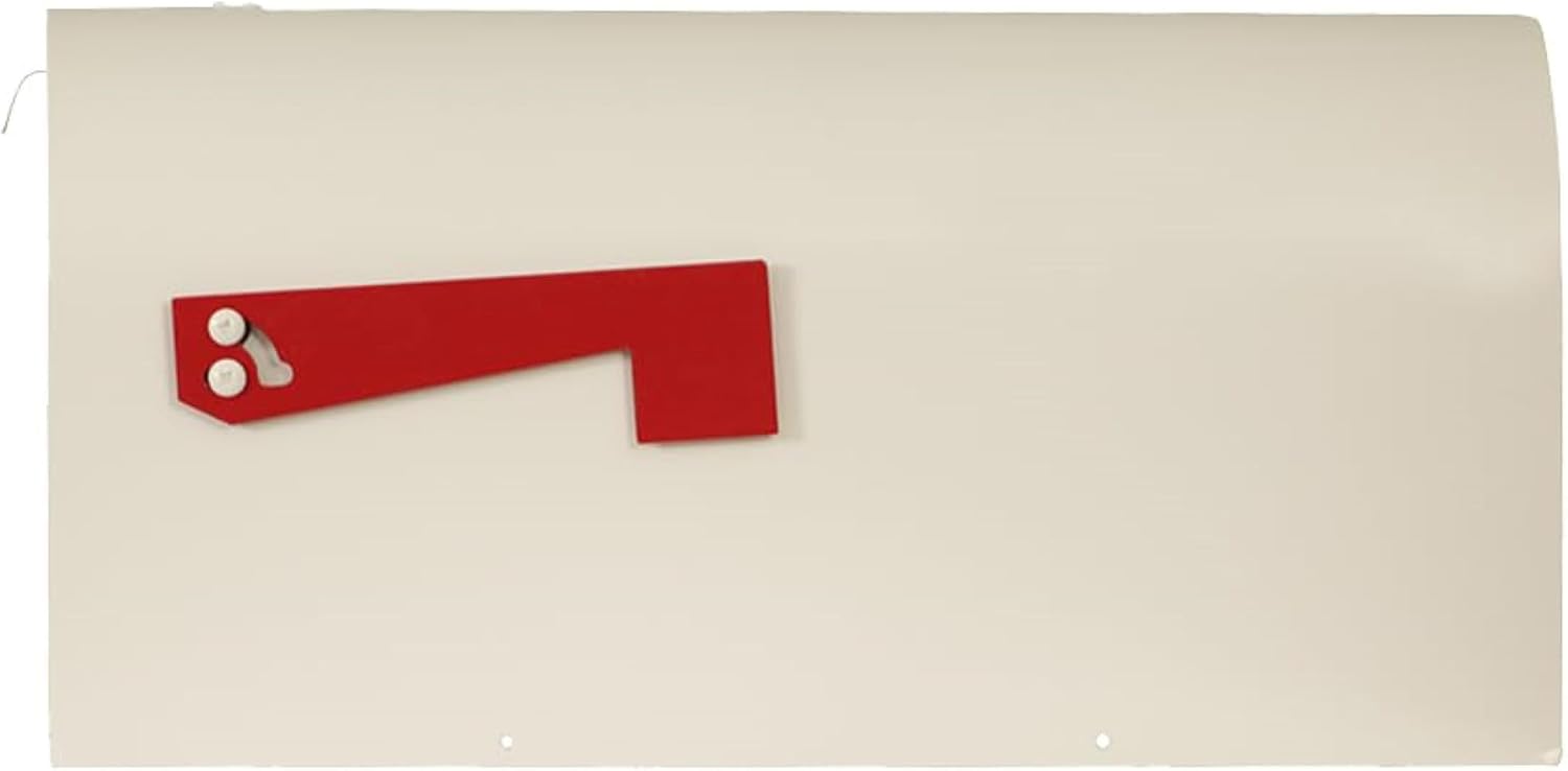 Special Lite Titan Aluminum Curbside Mailbox - White Aluminum Mailbox for Post Mount - SCH-1016A-WH