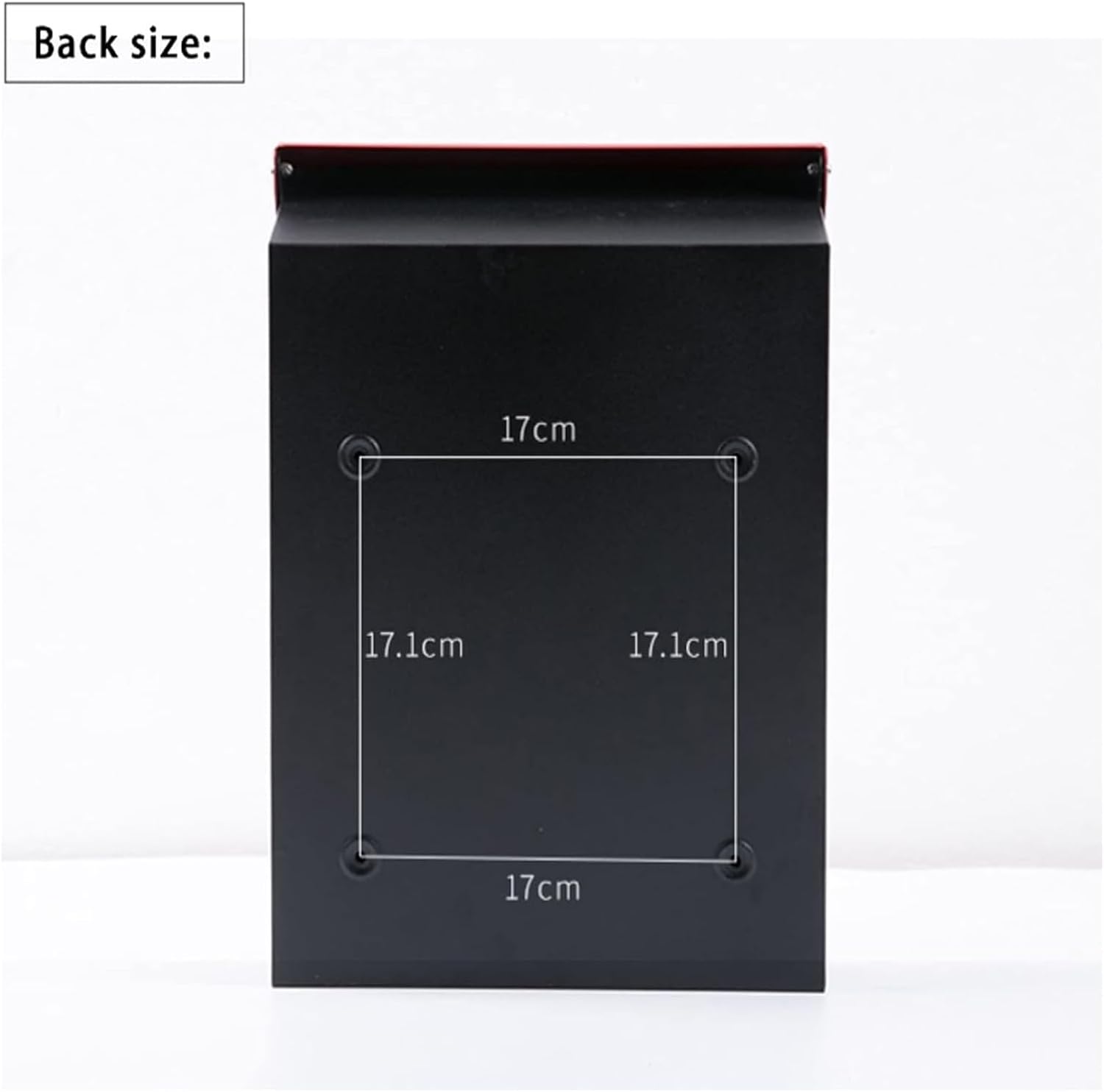 Mailbox Post Metal Mailbox Wall Mounted Modern Lockable Post Box Community Household Rainproof Letter Box