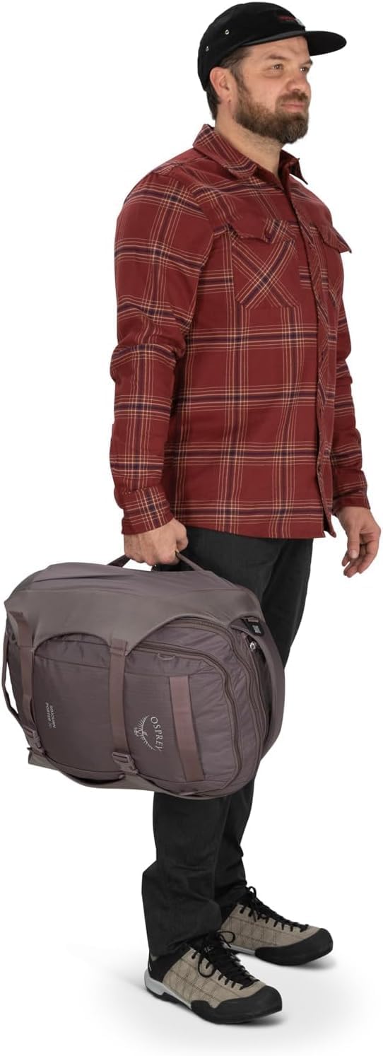 Osprey Sojourn Porter 30L Travel Backpack - Carry-On Compliant Luggage with StraightJacket Compression and Padded Laptop Sleeve - Durable Pack for International or Urban Travel, Koseret Green