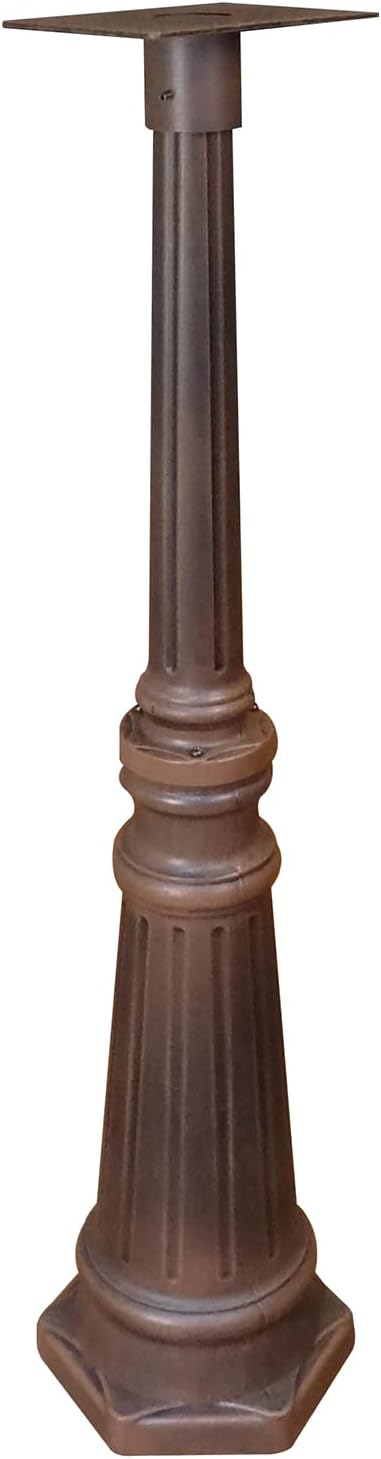 Special Lite Tacoma Mailbox Post - Copper Cast Aluminum Post for Curbside Mailbox - SPK-591-CP