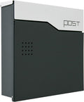 Wall Mounted Letterbox,Modern Mailbox, Weather Resistant Metal Post Mailbox Combination, 33cm X 3.5cm Delivery Slot Postal Box, Easy Installation