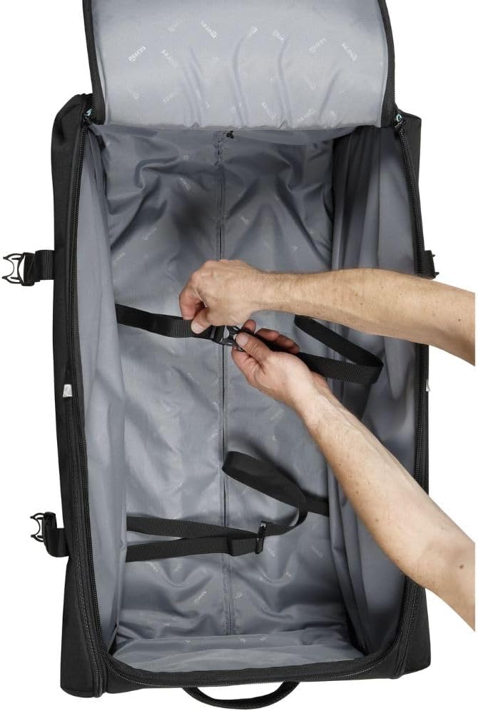 Mares Cruise Backpack, Diving Gear Luggage Air Travel Bag with Wheels & Shoulder Straps, 100-Liter Capacity