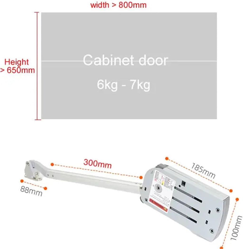 1set Folding Up Door Support Hydraulic Buffer Support Rod for Cabinet Door Pneumatic Rod for Kitchen Wall Cabinet Stop at Will