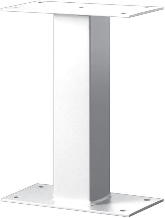 Salsbury Industries 4395WHT Standard Pedestal Bolt Mounted for Mail Package Drop, White