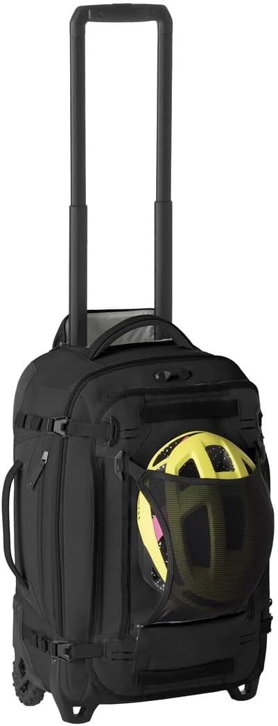 Eagle Creek Gear Warrior XE 2-Wheel Convertible Carry-On Luggage for Travel Essentials - Heavy Duty Wheels - Lockable Zippers - Interior Laptop Sleeve - Black - 21.75'