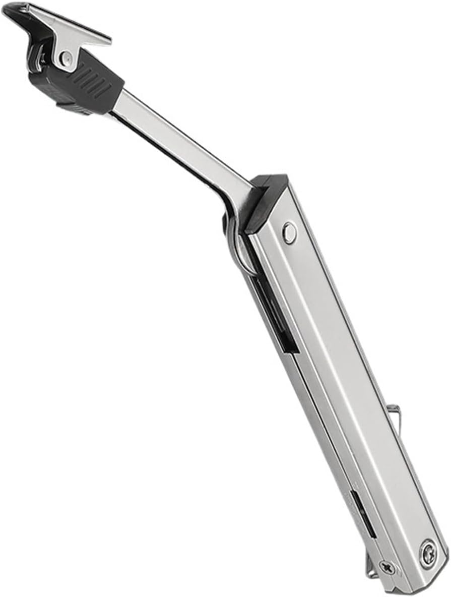 Heavy Duty Hydraulic Cabinet Hinge Random Stop Soft Close Kitchen Hinge Adjustable Door Support Lift Door Hardware(Medium)