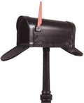 Special Lite Floral Curbside Mailbox with Two Doors - Copper Aluminum Mailbox for Post Mount - SCF-1003-TD-CP