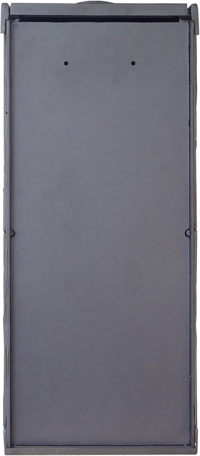 Special Lite Hummingbird Curbside Mailbox - Black Aluminum Mailbox for Post Mount - SCB-1005-BLK