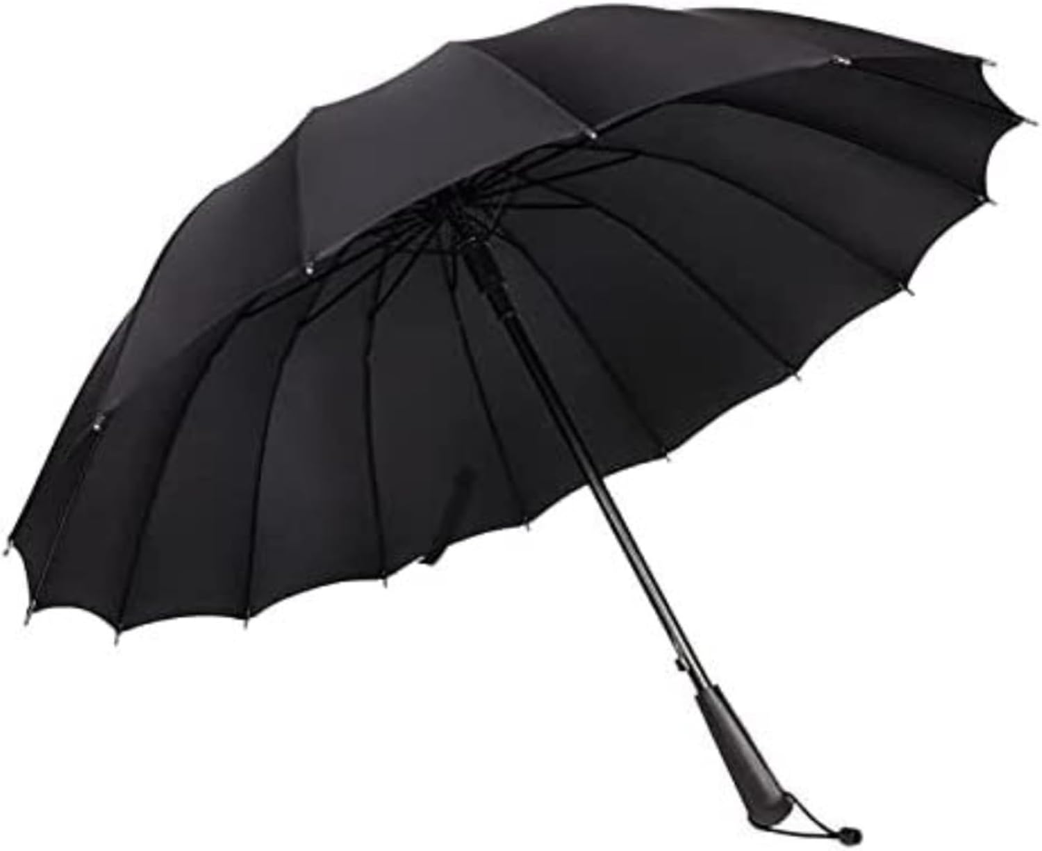 Folding Umbrellas 16K Rainbow Big Umbrella Rain Sun Walking Long-Handle Straight Golf Umbrellas Automatic-Open Luggage Travel Gear