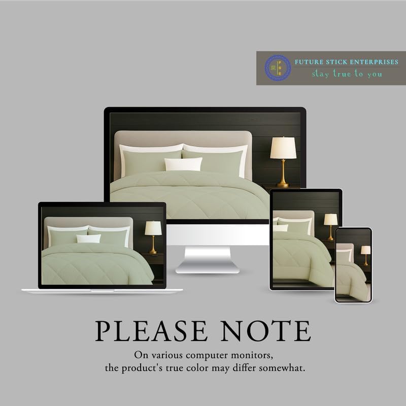 Egyptian Cotton Oversized Queen Size Comforter Sets - Saga Color, Soft Lightweight Bed Set, All Season Gray Bedding Sets - 1 Comforter & 2 Pillow case
