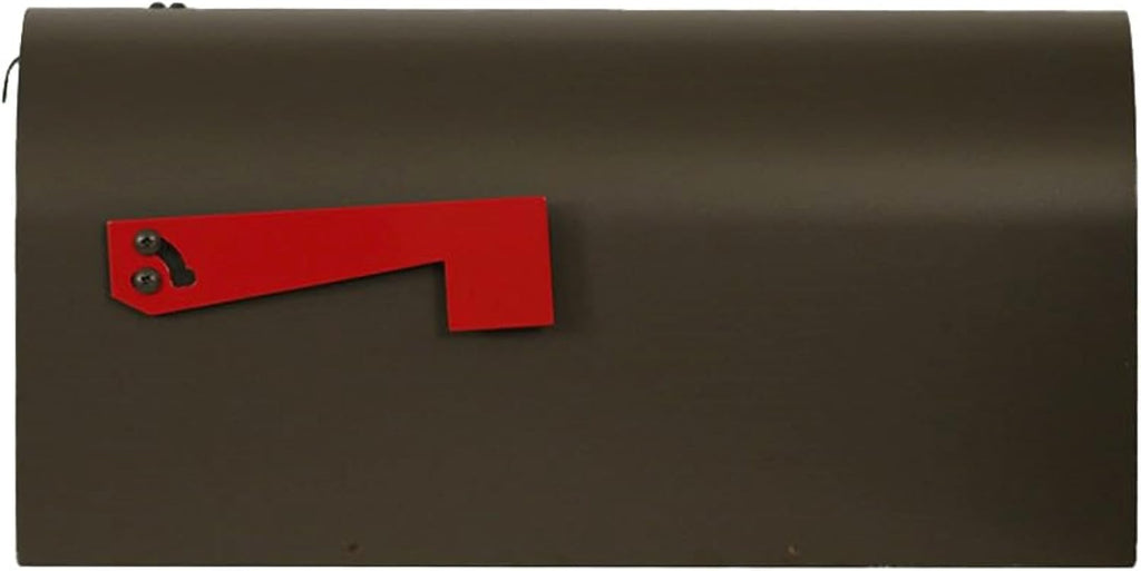 Special Lite Titan Aluminum Curbside Mailbox - Mocha Aluminum Mailbox for Post Mount - SCH-1016A-MOC