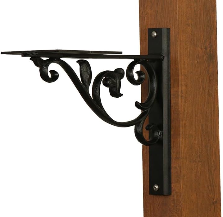 Sinclair Mounting Bracket - Black Aluminum Mounting Bracket for Mailbox - PRO-SIN-FS-BLK