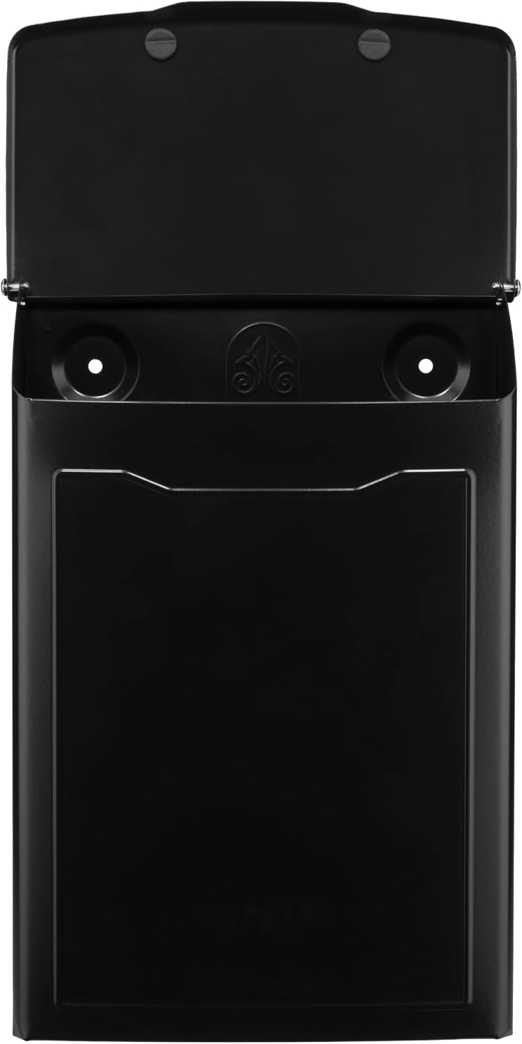 Architectural Mailboxes 2681B Black Marina Wall Mount Mailbox, Small (Pack of 10)