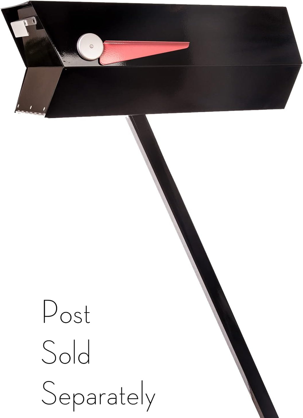 modbox USA Mid-Century Modern Curbside Mailbox | Solid Color (Black)
