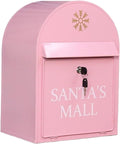 Decorative Post Mailbox, Modern Postbox Delivery Letterbox Letterbox for All Small Packages Magazines Post Mail Letter Outdoor Decoration Crafts(Pink)