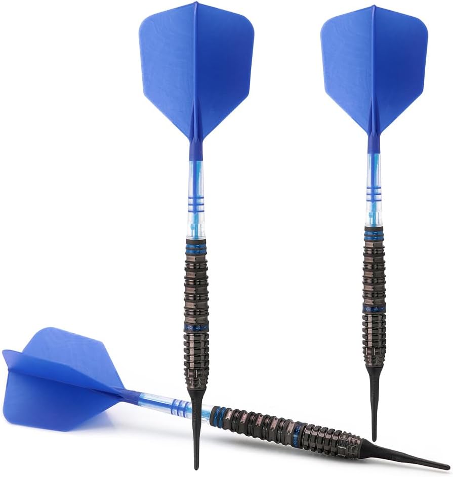 CUESOUL Engine 18/19/20/21g Soft Tip 90% Tungsten Dart Set with Oil Paint Finished and Unifying ROST T19 Carbon Flight