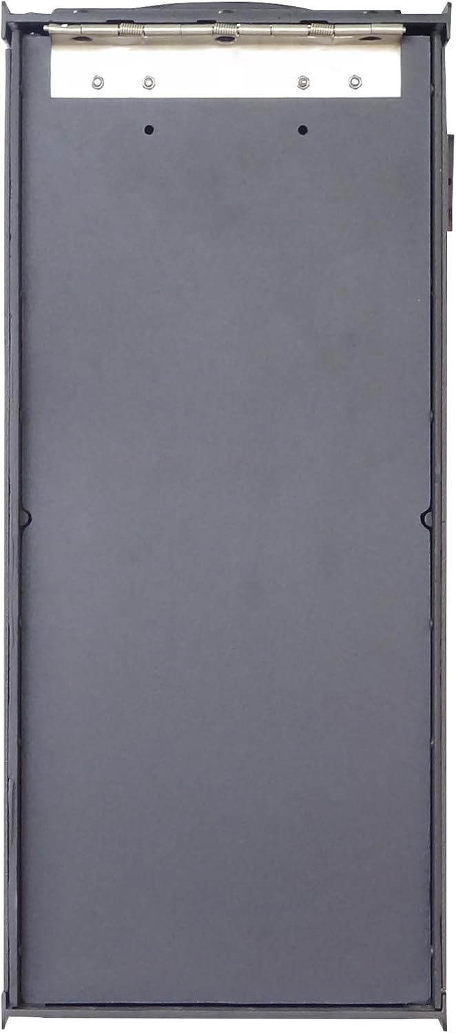 Special Lite Classic Curbside Mailbox - Black Aluminum Mailbox for Post Mount - SCC-1008-BLK