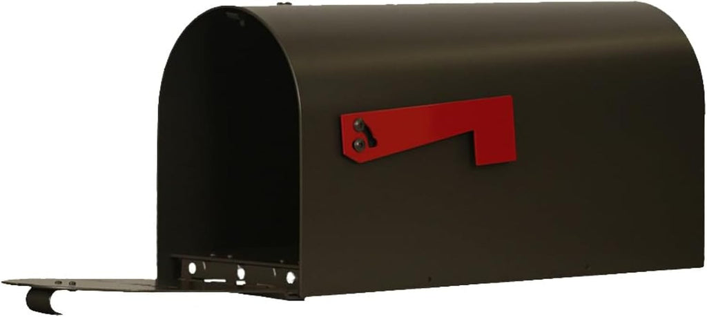 Special Lite Titan Steel Curbside Mailbox - Mocha Steel Mailbox for Post Mount - SCH-1016-S-MOC