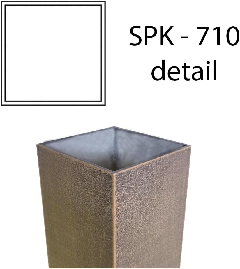 Products Heavy Duty Cast Aluminum Berkshire Curbside Mailbox with Locking Insert and Springfield Mailbox Post, Copper