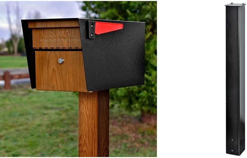 Mail Boss Curbside Mailbox and In-Ground Mounting Post