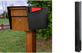 Mail Boss Curbside Mailbox and In-Ground Mounting Post