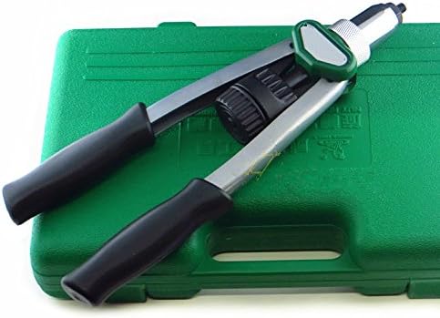Rivet Gun Kit Rotary 13 Inch Hand Riveters Nut Thread Setting Rivets Heavy Duty System Tool M4-M10