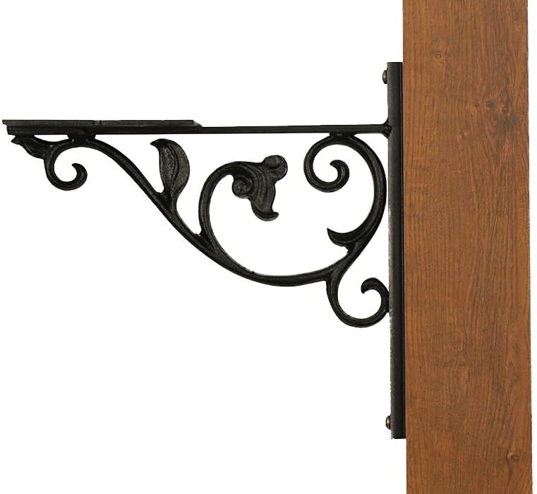 Sinclair Mounting Bracket - Black Aluminum Mounting Bracket for Mailbox - PRO-SIN-FS-BLK