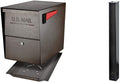 Mail Boss Security Mailbox and Mounting Post Bundle