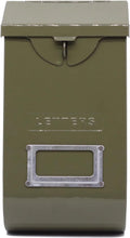 MELPHI Wall-Mounted Drop Box, Metal Mailbox, Indoor & Outdoor Storage Box, Water Proof and Rust Proof Keyless Mailbox, Hanging Secured Postbox, for Home & Business Use (Color : Green)