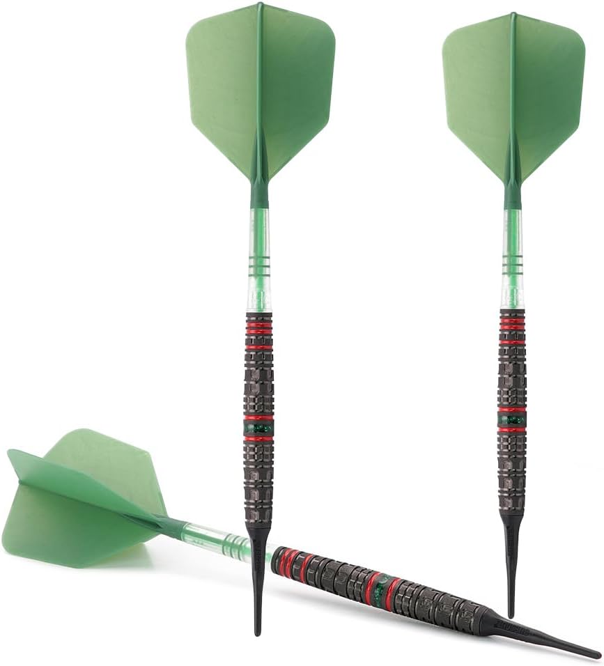 CUESOUL Engine 18/19/20/21g Soft Tip 90% Tungsten Dart Set with Oil Paint Finished and Unifying ROST T19 Carbon Flight