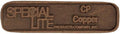 Special Lite Classic Curbside Mailbox with Two Doors - Copper Aluminum Mailbox for Post Mount - SCC-1008-TD-CP