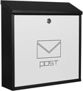 MELPHI Mailbox, Wall Mount, Mailboxes for Outside Mail Boxes, Large Capacity, Metal Mailbox, Hanging Secure Post Box for Home, Business