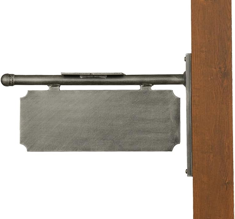 Atlantic Mounting Bracket - Swedish Silver Aluminum Mounting Bracket for Mailbox - PRO-ATL-FS-SW