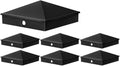 Fence Post Caps 16 Pack Aluminum Post Cap 6x6 Inch Wood Posts with Screws for Fences Wood