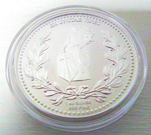 Ex Uniate Vires, John Wick Continental Coin .999 1Troy Ounce Fine Silver Round in Protective Plastic, as Seen on Movie