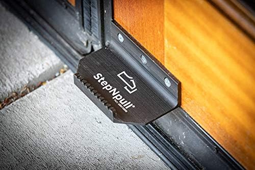 Hands Free Door Opener – 4pk No Touch Foot Pull & Commercial Touchless Door Opener Tools for Bathroom (Black - 4 Count)