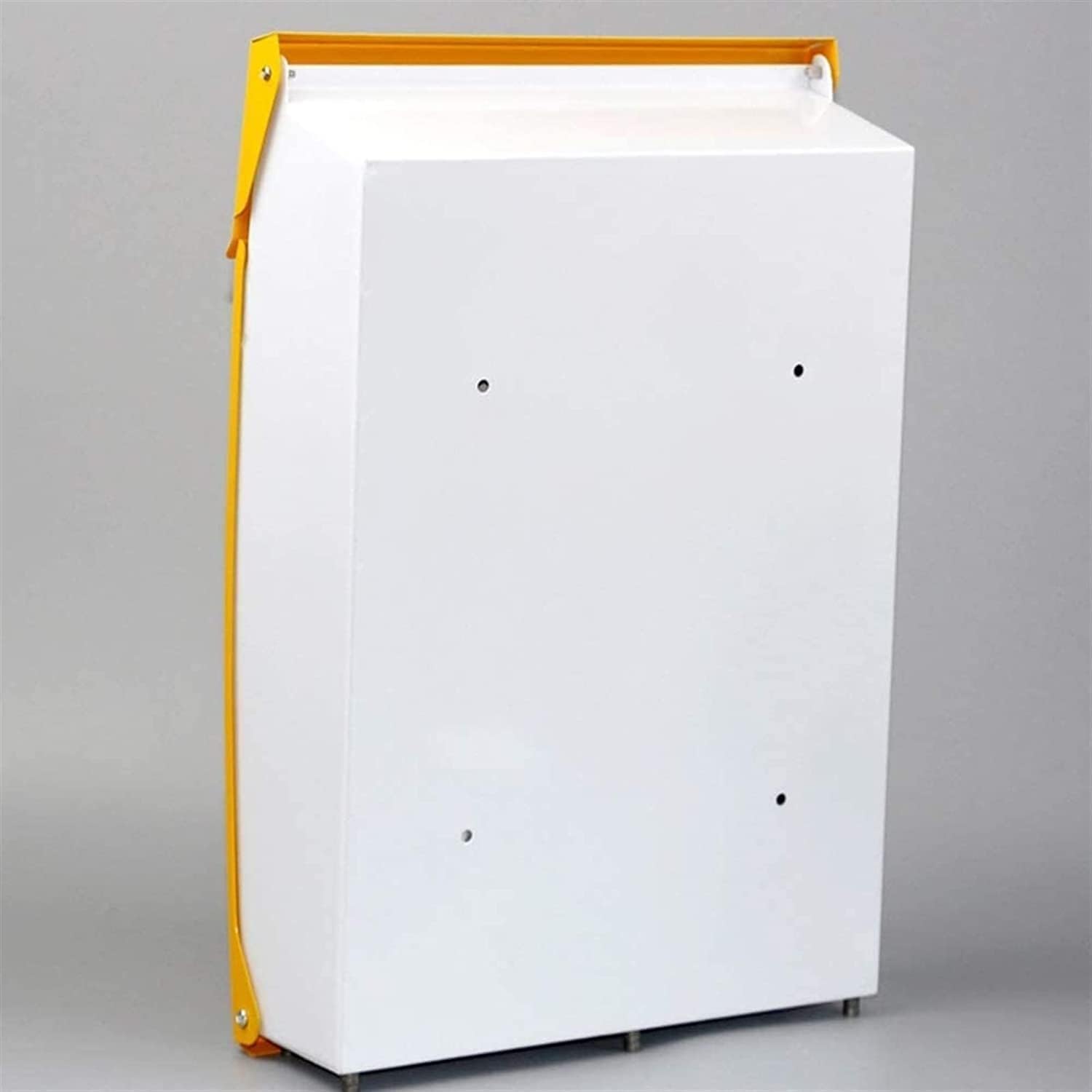 Mailbox Metal Post Box Wall Mount Letter Box Home Drop Box with Security Lock Parcel Box Modern Outdoor Suggestion Box Safer, Black