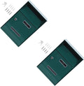 COHEALI 2pcs Quality Material Metal Mailbox Post Decorative Suggestion Box Easy Install