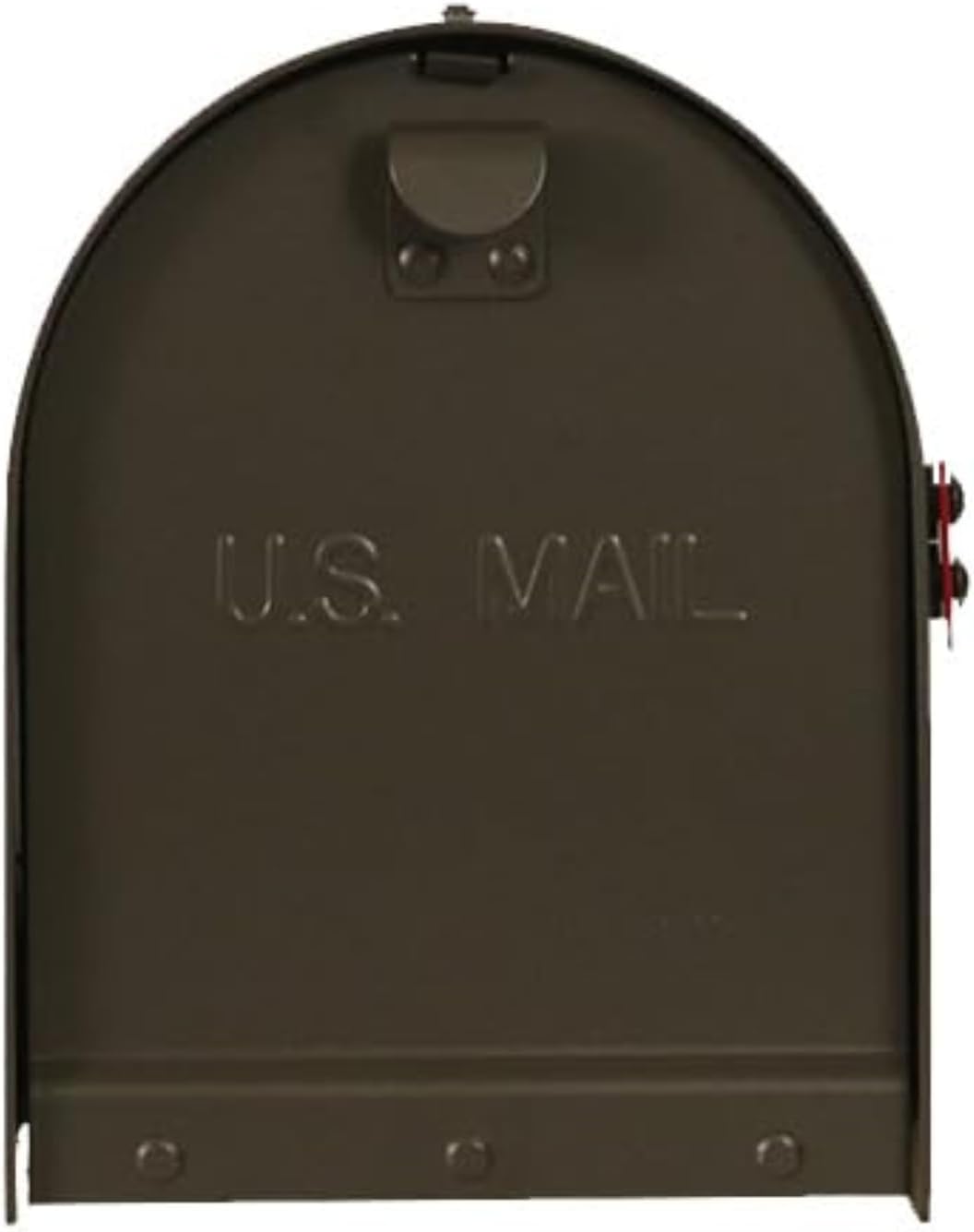 Special Lite Titan Steel Curbside Mailbox - Mocha Steel Mailbox for Post Mount - SCH-1016-S-MOC