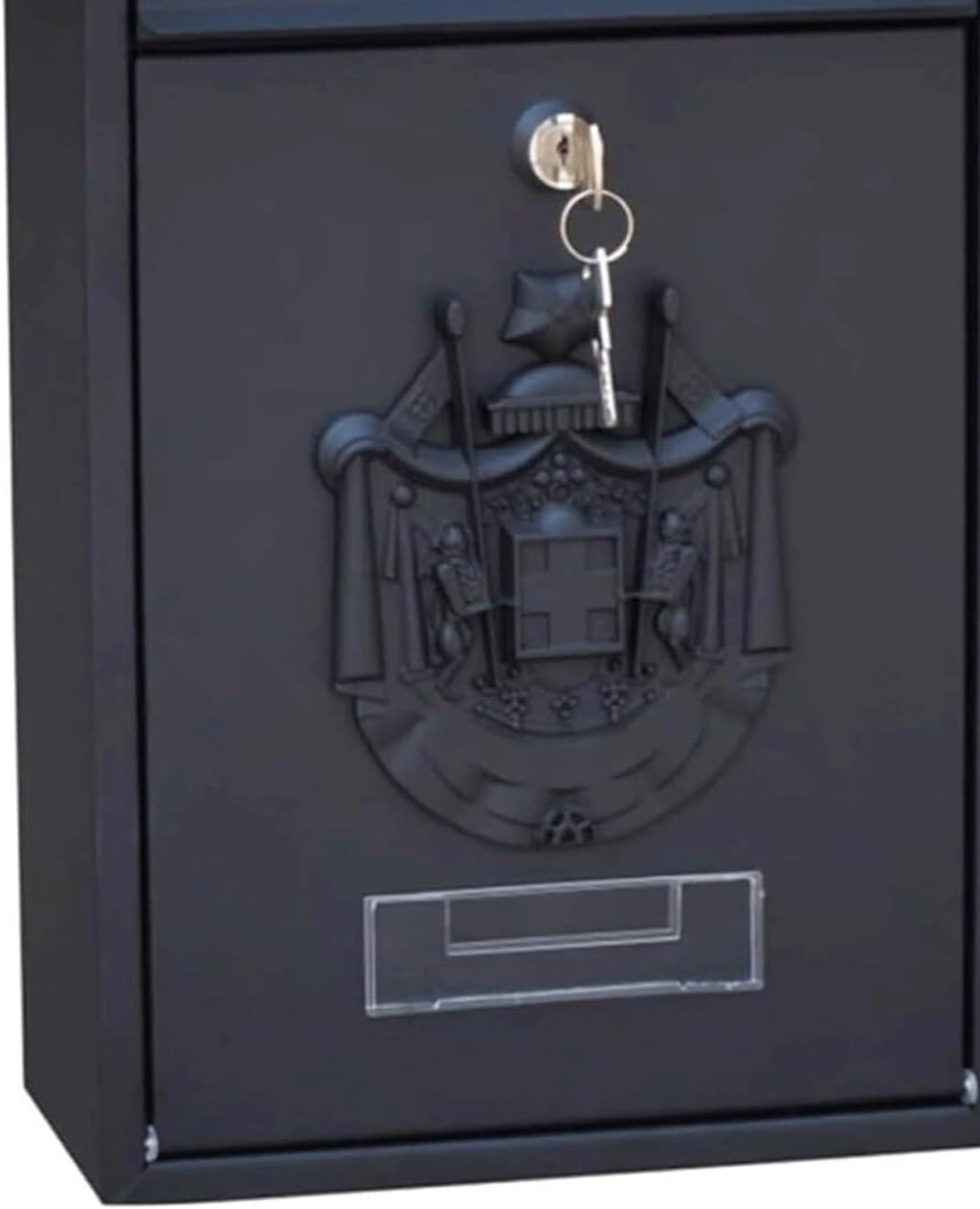 Wall Mounted Mailbox Metal Mailboxes with Key Lock Secure and Reliable Post Box Outdoor Front Door Letter Box Suggestion Box